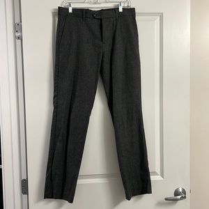 Gap Tailored Wool Gray Straight Fit Pants Slacks